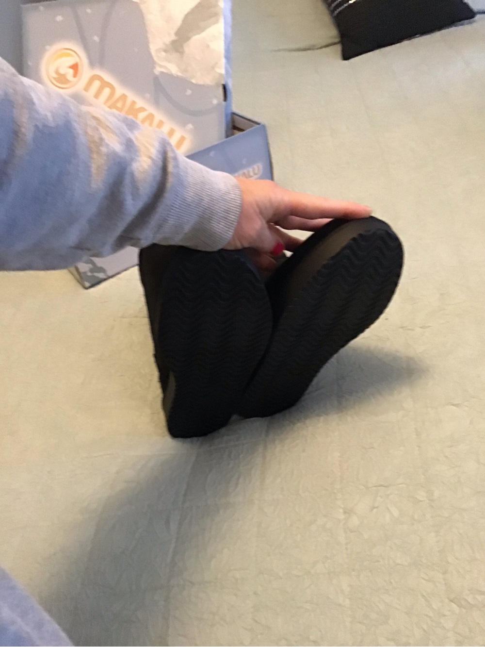 Makalu Kinsley Black Women's Winter & Rain Boots - Picture 3 of 10